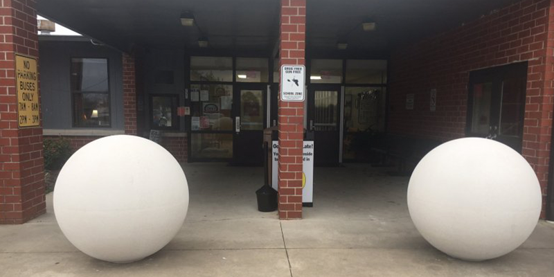 Concrete Bollard for Schools